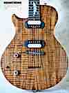 Sale left hand guitar used electric JET Caldera Flamed Walnut Natural No.267