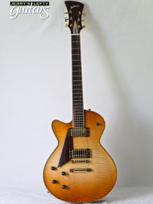 for sale left hand guitar used electric John Monteleone Desert Sunrise Solid Body No.1 Front view