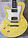 Sale left hand guitar new electric Kauer Starliner Deluxe Lemon Yellow No.138