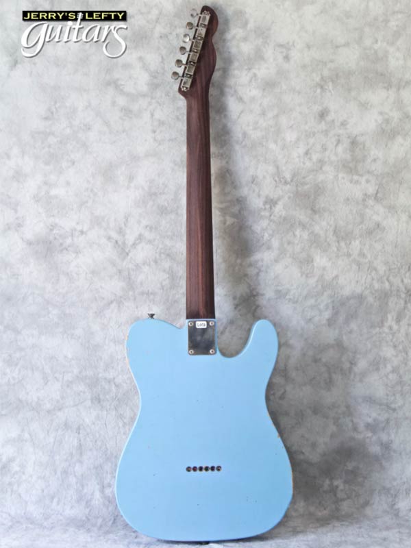 sale guitar for lefthanders new relic electric LsL Bad Bone Custom DeSoto Blue Leta Electric No.272 Back View