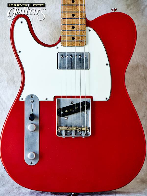 sale guitar for lefthanders new electric light relic LsL Bad Bone One Candy Red Metallic No.963 Close-up View