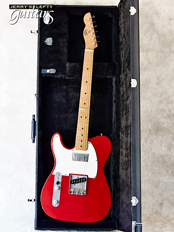 sale guitar for lefthanders new electric light relic LsL Bad Bone One Candy Red Metallic No.963 Case View