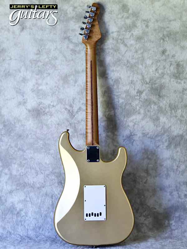 sale guitar for lefthanders new electric LsL Saticoy One B Gold Metallic No.484 Back View