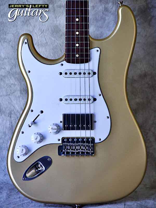 sale guitar for lefthanders new electric LsL Saticoy One B Gold Metallic No.484 Close-up View