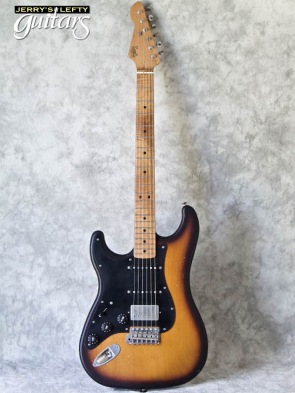 sale guitar for lefthanders new relic electric LsL Saticoy One B Darkburst No.238 Front View