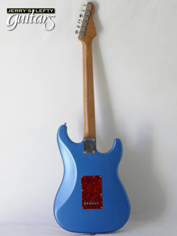 for sale left hand guitar new electric LsL Saticoy One B Lake Placid Blue Metallic Back view