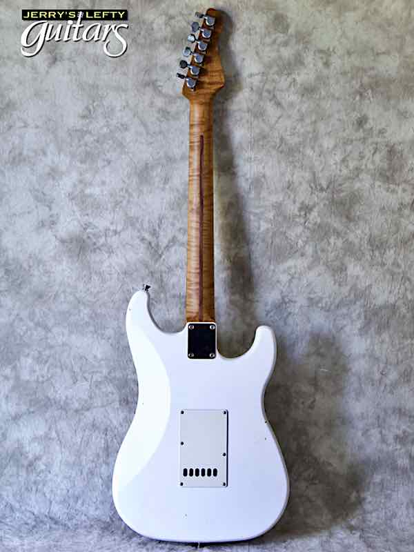 sale guitar for lefthanders new light relic electric LsL Saticoy One B Vintage White No.485 Back View