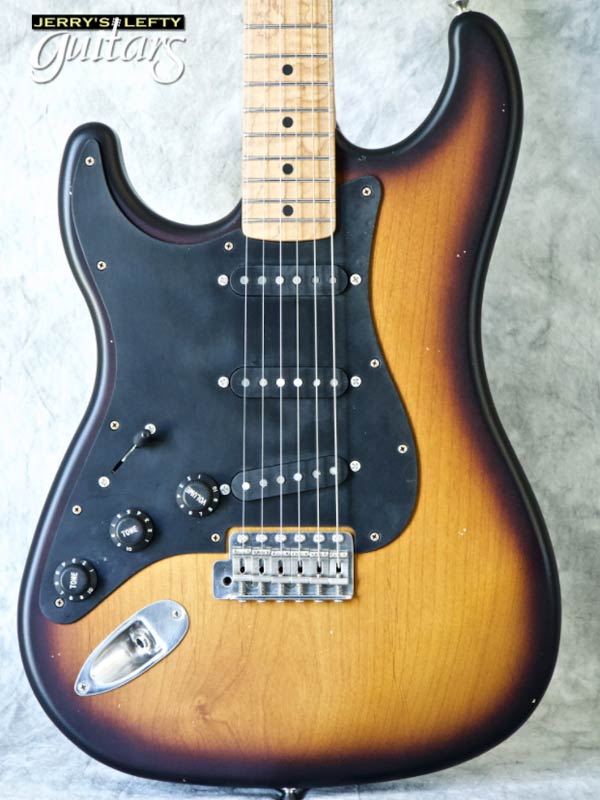 sale guitar for lefthanders new relic electric LsL Saticoy One Dark Brown Burst No.239 Close-up View