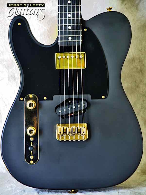 sale guitar for lefthanders new electric LsL T Bone One BlackGold Custom No.343 Close-up View