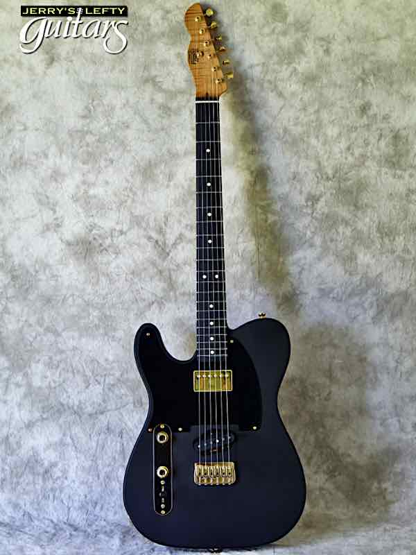 sale guitar for lefthanders new electric LsL T Bone One BlackGold Custom No.343 Front View