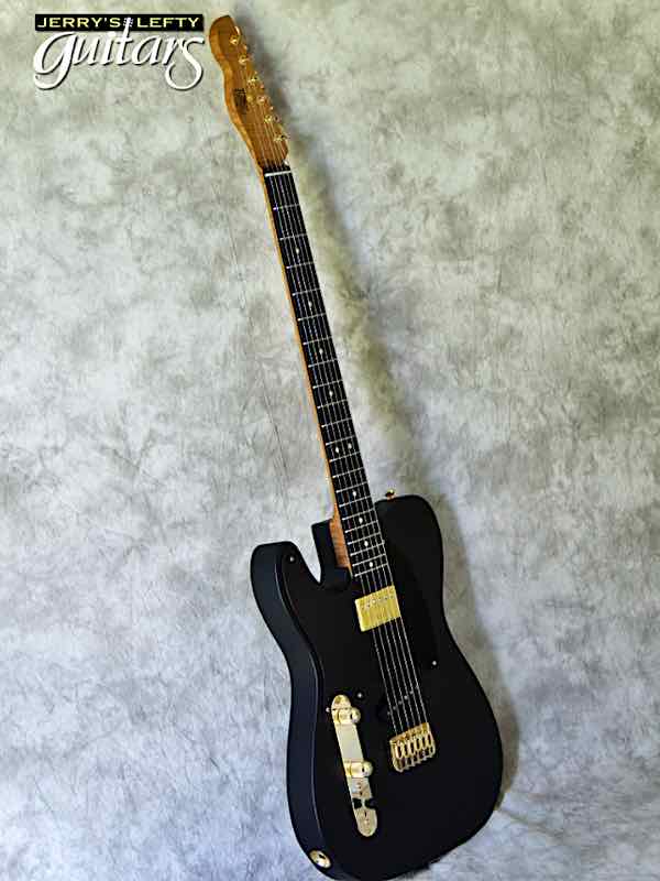sale guitar for lefthanders new electric LsL T Bone One BlackGold Custom No.343 Side View