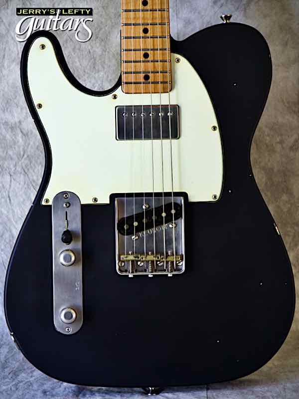 sale guitar for lefthanders new light relic electric LsL T Bone One B Black No.486 Close-up View