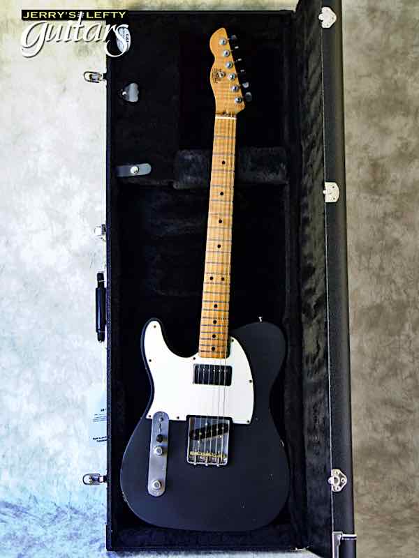 sale guitar for lefthanders new light relic electric LsL T Bone One B Black No.486 Case View