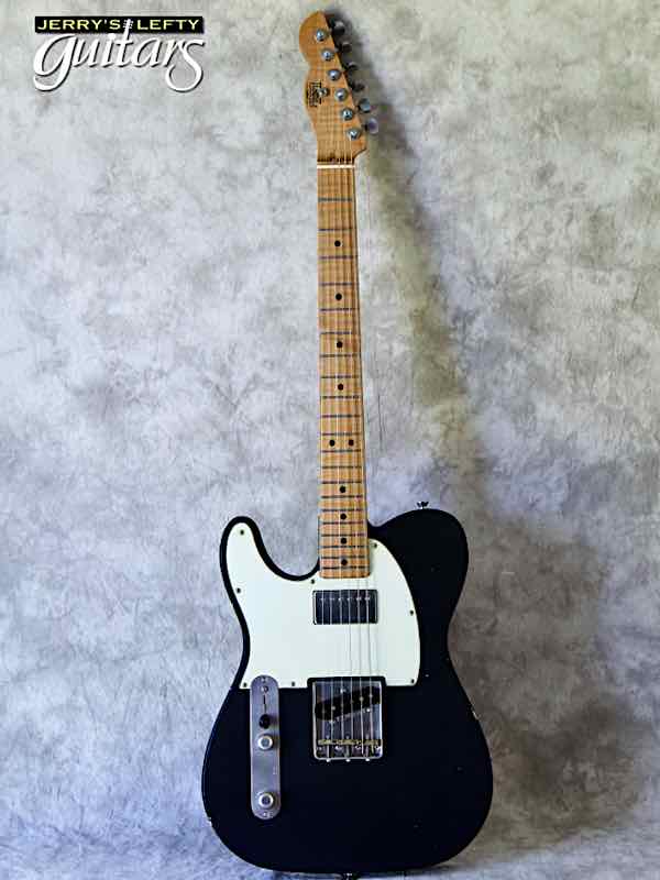 sale guitar for lefthanders new light relic electric LsL T Bone One B Black No.486 Front View