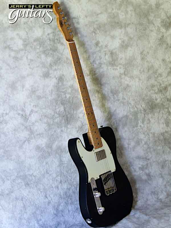 sale guitar for lefthanders new light relic electric LsL T Bone One B Black No.486 Side View