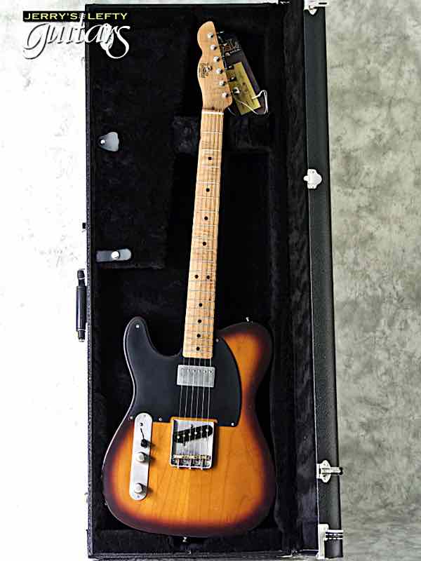 sale guitar for lefthanders new electric LsL T Bone One B Darkburst No.244 Case View