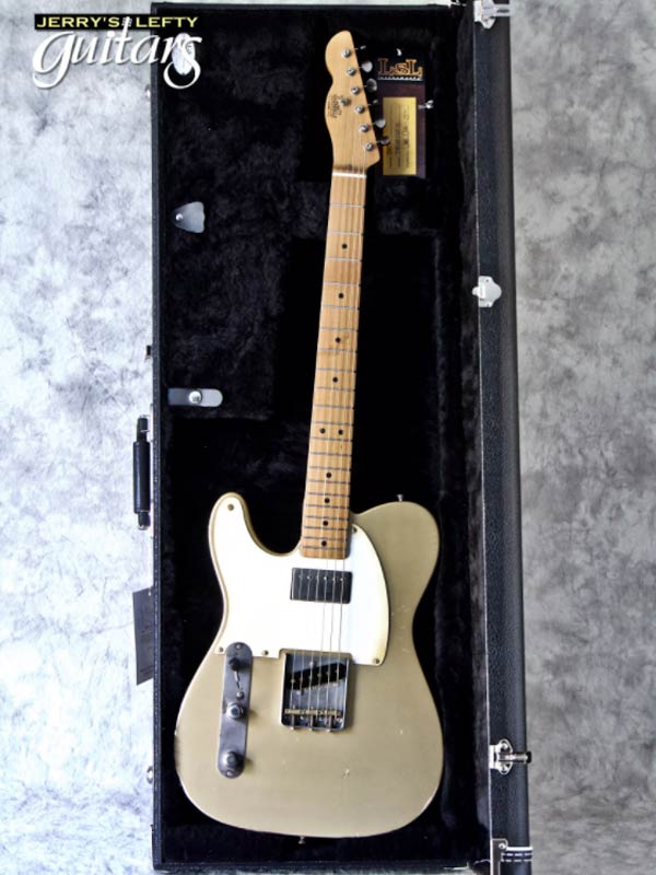 sale guitar for lefthanders new relic electric LsL T Bone One B Gold Metallic No.273 Case View