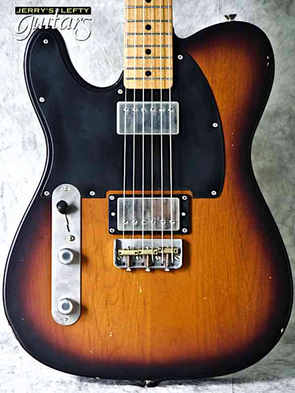 sale guitar for lefthanders new electric LsL T Bone One B Darkburst HH No.243 Close-up View