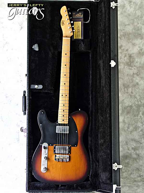 sale guitar for lefthanders new electric LsL T Bone One B Darkburst HH No.243 Case View