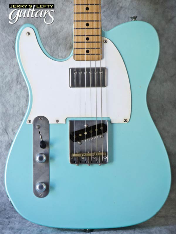 sale guitar for lefthanders new relic electric LsL T Bone One B Seafoam Pearl Metallic No.245 Close-up View