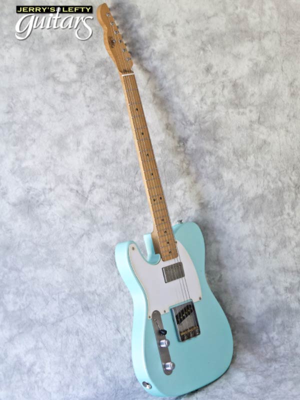 sale guitar for lefthanders new relic electric LsL T Bone One B Seafoam Pearl Metallic No.245 Side View