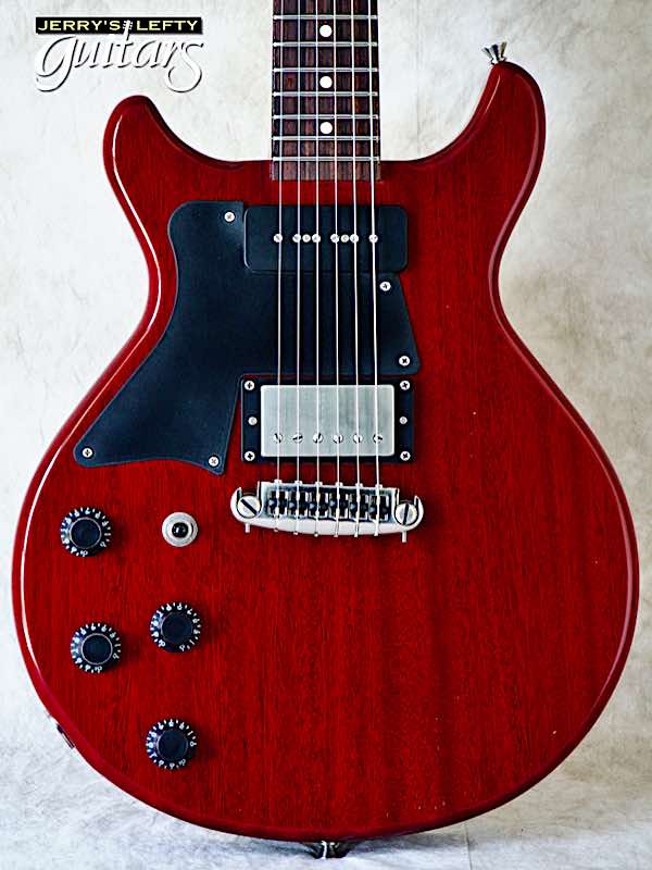 sale guitar for lefthanders new  electric light relic LsL Topanga Trans Red No.112 Close-up View