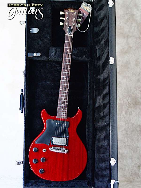 sale guitar for lefthanders new  electric light relic LsL Topanga Trans Red No.112 Case View