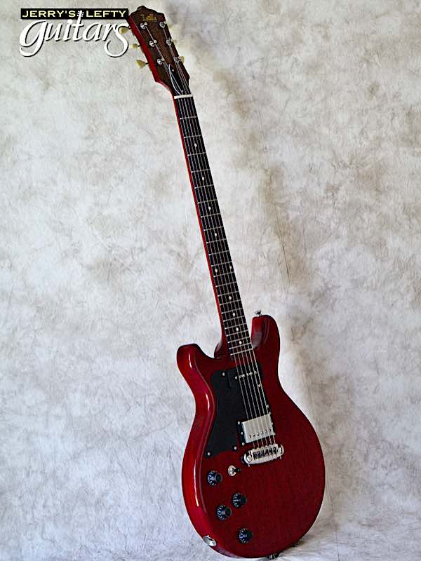 sale guitar for lefthanders new  electric light relic LsL Topanga Trans Red No.112 Side View