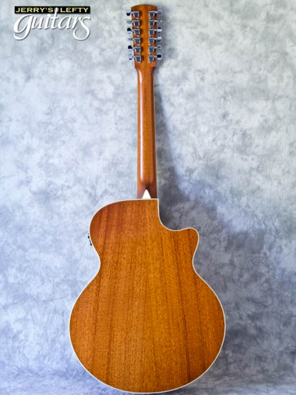 sale guitar for lefthanders used acoustic Larrivee JV-05E 12 String No.741 Back View