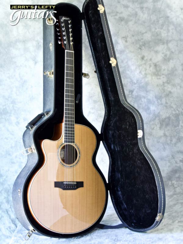 sale guitar for lefthanders used acoustic Larrivee JV-05E 12 String No.741 Case View