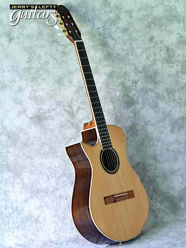 sale guitar for lefthanders new acoustic Maestro Crossover Series Cedar/Rosewood No.947 Side View