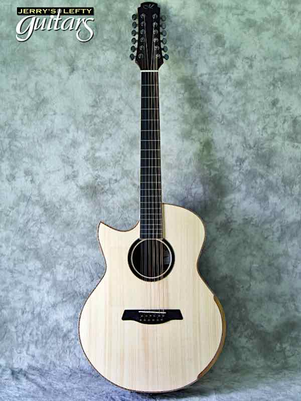 sale guitar for lefthanders new acoustic Maestro Original Series Raffles Small Jumbo Adirondack/Rosewood 12 string No.951 Front View