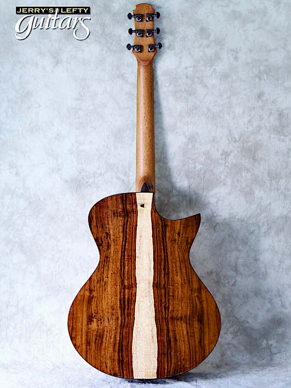 sale guitar for lefthanders new Maestro Original Series Singa Medium Jumbo Adirondack-Santos Rosewood No.970 Back View