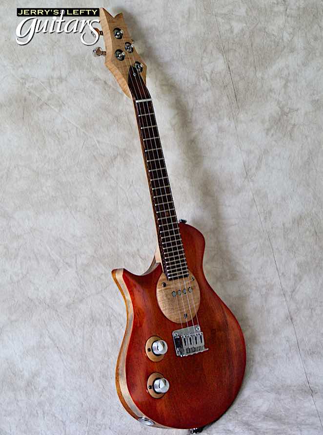 sale mandolin for lefthanders used acoustic 2015 Malinoski Mando Moon No.246 Side View