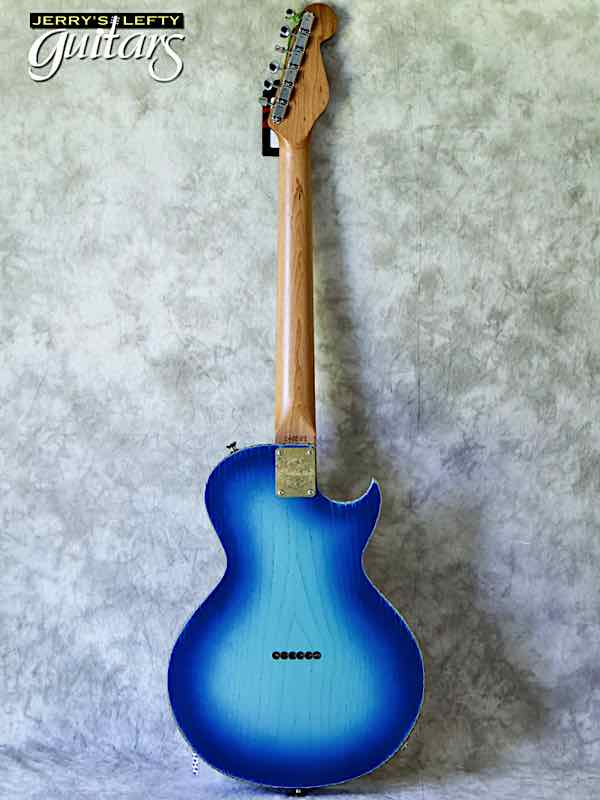 sale guitar for lefthanders new relic electric Paoletti Jr Loft Ocean Fade No.121 Back View