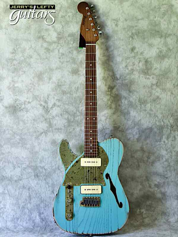 sale guitar for lefthanders new relic electric Paoletti Nancy Lounge Surfgreen No.921 Front View