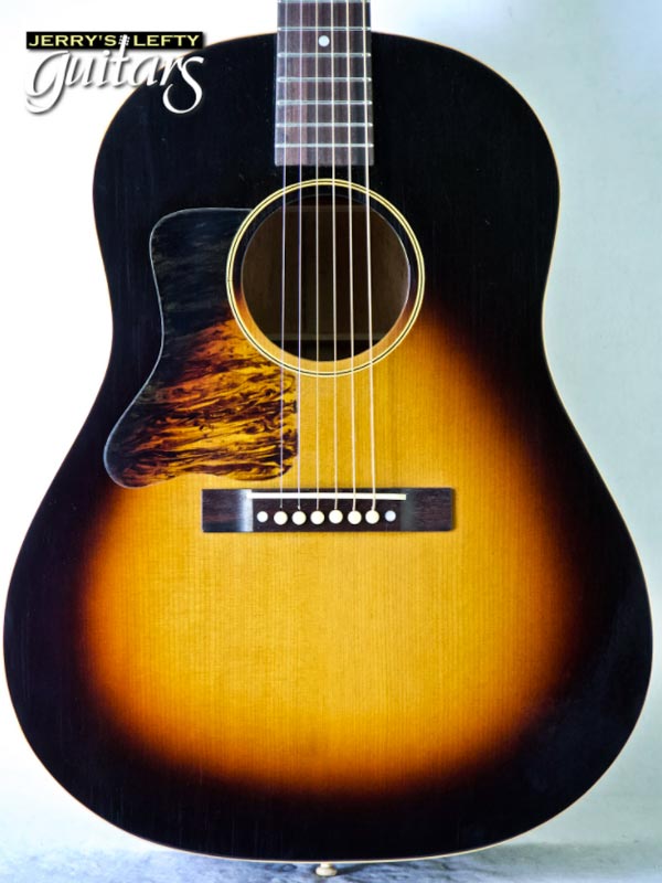 for sale left hand guitar new level 1 relic acoustic Pre-War Slope Shoulder Shade Top Close-up view
