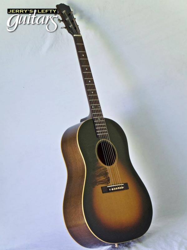 for sale left hand guitar new level 1 relic acoustic Pre-War Slope Shoulder Shade Top Side view