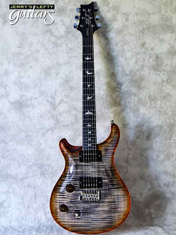 sale guitar for lefthanders used electric 2018 PRS Custom 22 Wood Library 10 Top Burnt Maple Leaf No.737 Front View