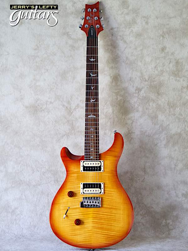 sale guitar for lefthanders used electric PRS SE Custom 24 Vintage Sunburst No.779 Front View