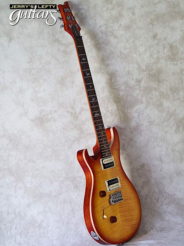 sale guitar for lefthanders used electric PRS SE Custom 24 Vintage Sunburst No.779 Side View