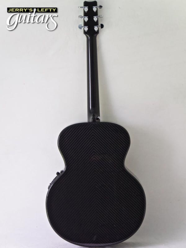 for sale left hand guitar used acoustic Rainsong JM1000N2 Black Back view