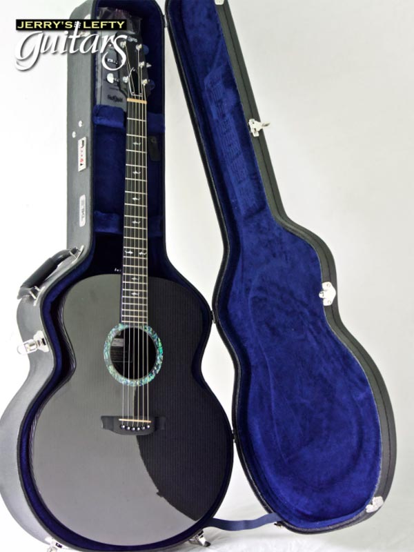 for sale left hand guitar used acoustic Rainsong JM1000N2 Black Case view