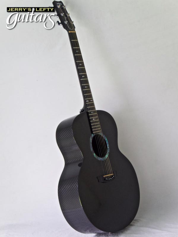 for sale left hand guitar used acoustic Rainsong JM1000N2 Black Side view