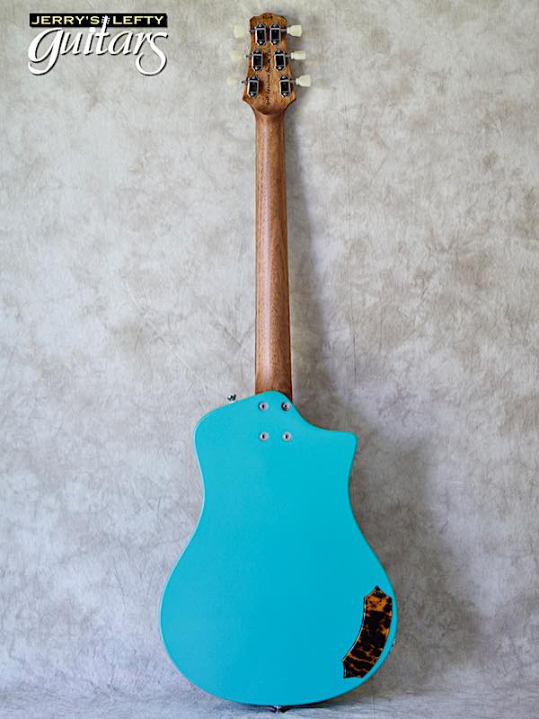 sale guitar for lefthanders new electric resonator Asher Resosonic Rambler Seafoam Green No.309 Back View