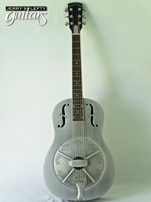 for sale left hand resonator Gold Tone GRS Paul Beard Front view