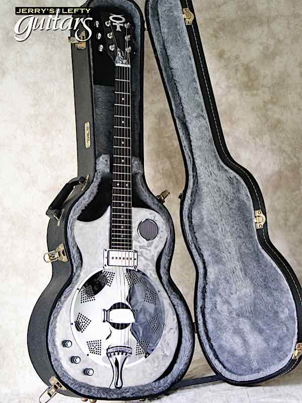 sale guitar for lefthanders new resonator Mercury Labs Rezintine Sparkle No.202 Case View
