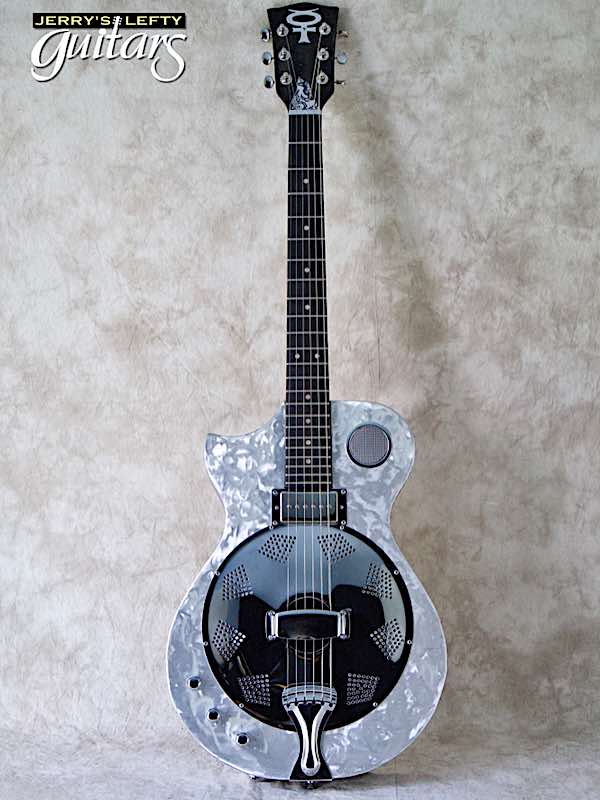 sale guitar for lefthanders new resonator Mercury Labs Rezintine Sparkle No.202 Front View