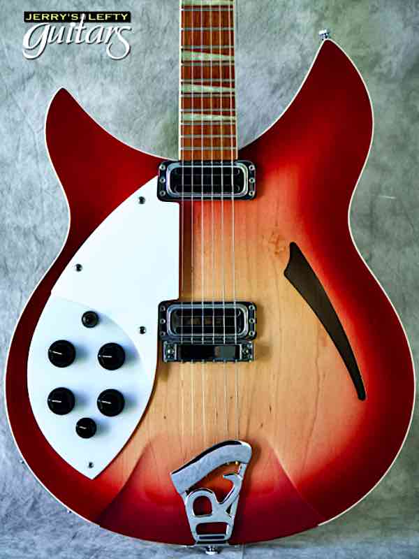 sale guitar for lefthanders used electric 1997 Rickenbacker 360V64 Fireglow No.137 Close-up View
