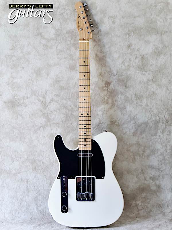 sale guitar for lefthanders used electric Ron Kirn Signature Tele Vintage White No.045 Front View
